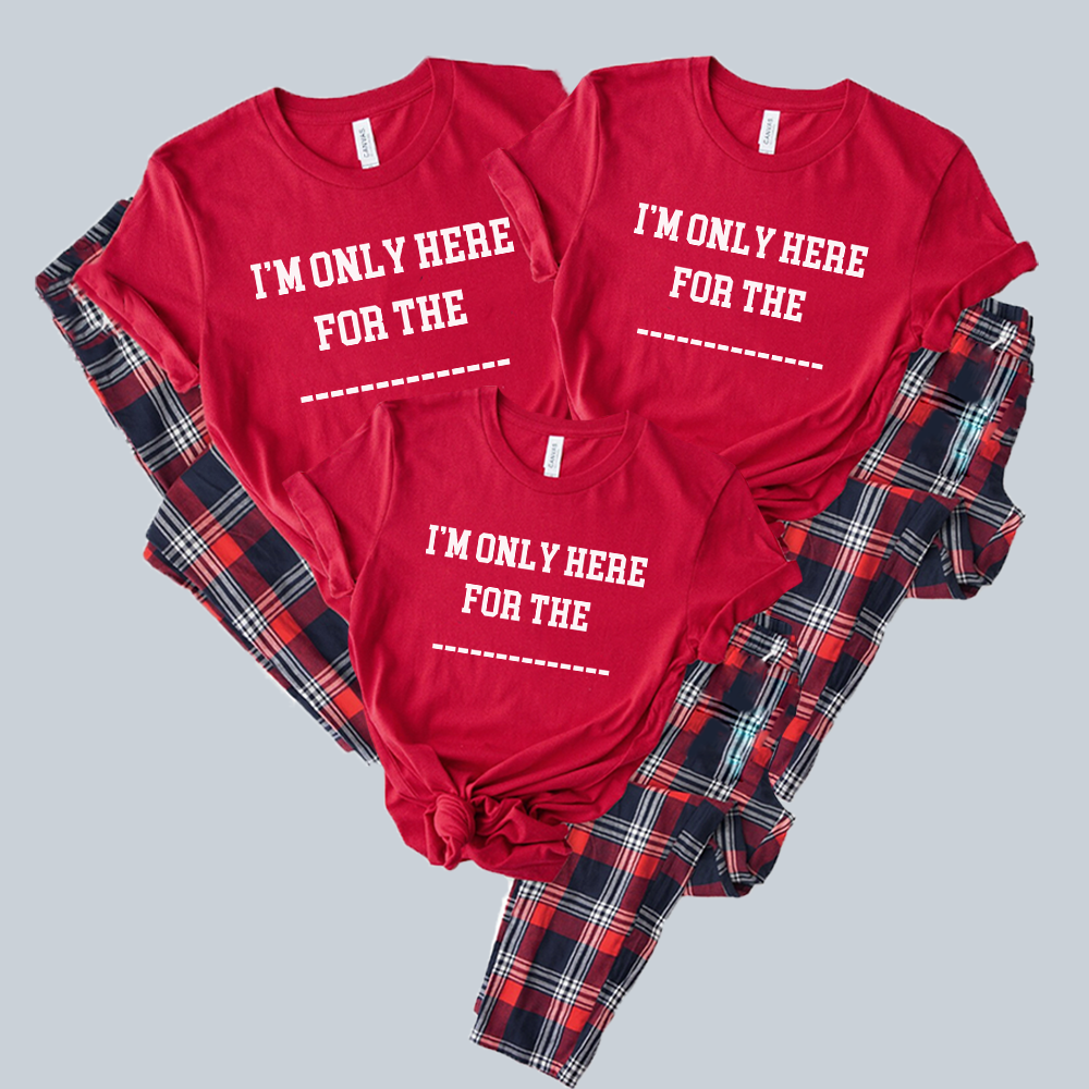 Customised Here For Christmas Yuletide Pyjamas