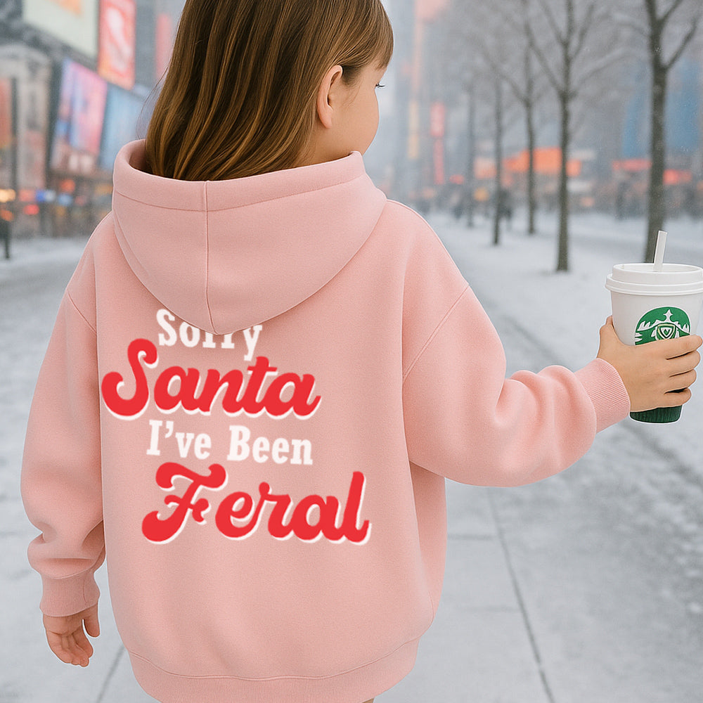 Sorry Santa, I've Been Feral Hoodie